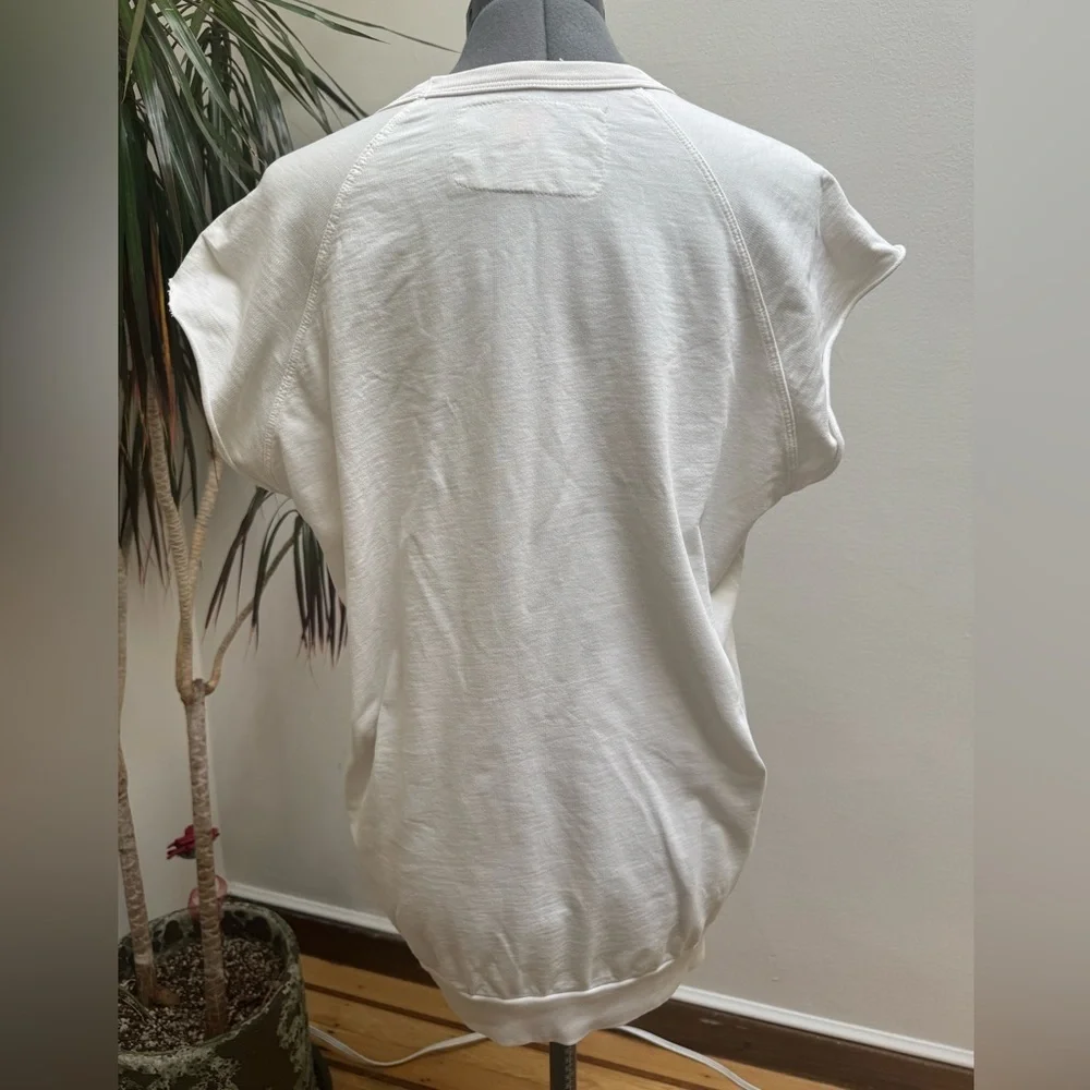 Famous Four Colors Oakland Organic Cotton Graphic Muscle Tee - White